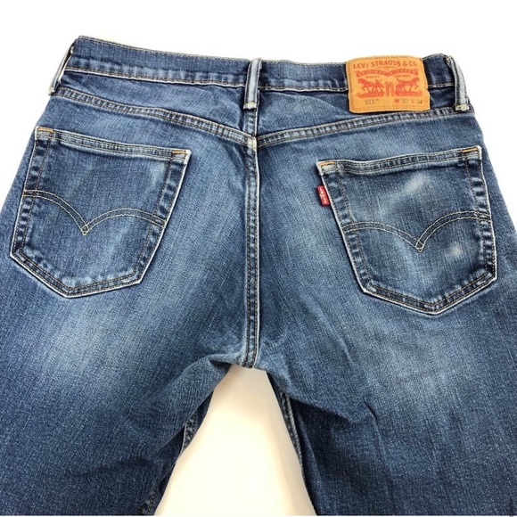 Vintage Levi's 511 Red Tab Distressed Jeans 32x34 - Picture 6 of 6